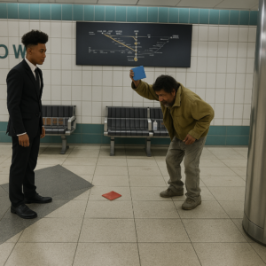 Alternative view of Premium Squid Game Decoration - 3D Printed Ddakji Tiles in Red and Blue - Premium Quality