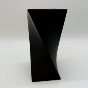 Premium Geometric Design Vase - Square and Twisted - Minimalist 3D Flower Pot